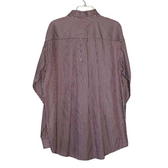 CINCH long sleeve light red and white striped Western Cowboy shirt size L - Picture 2 of 9